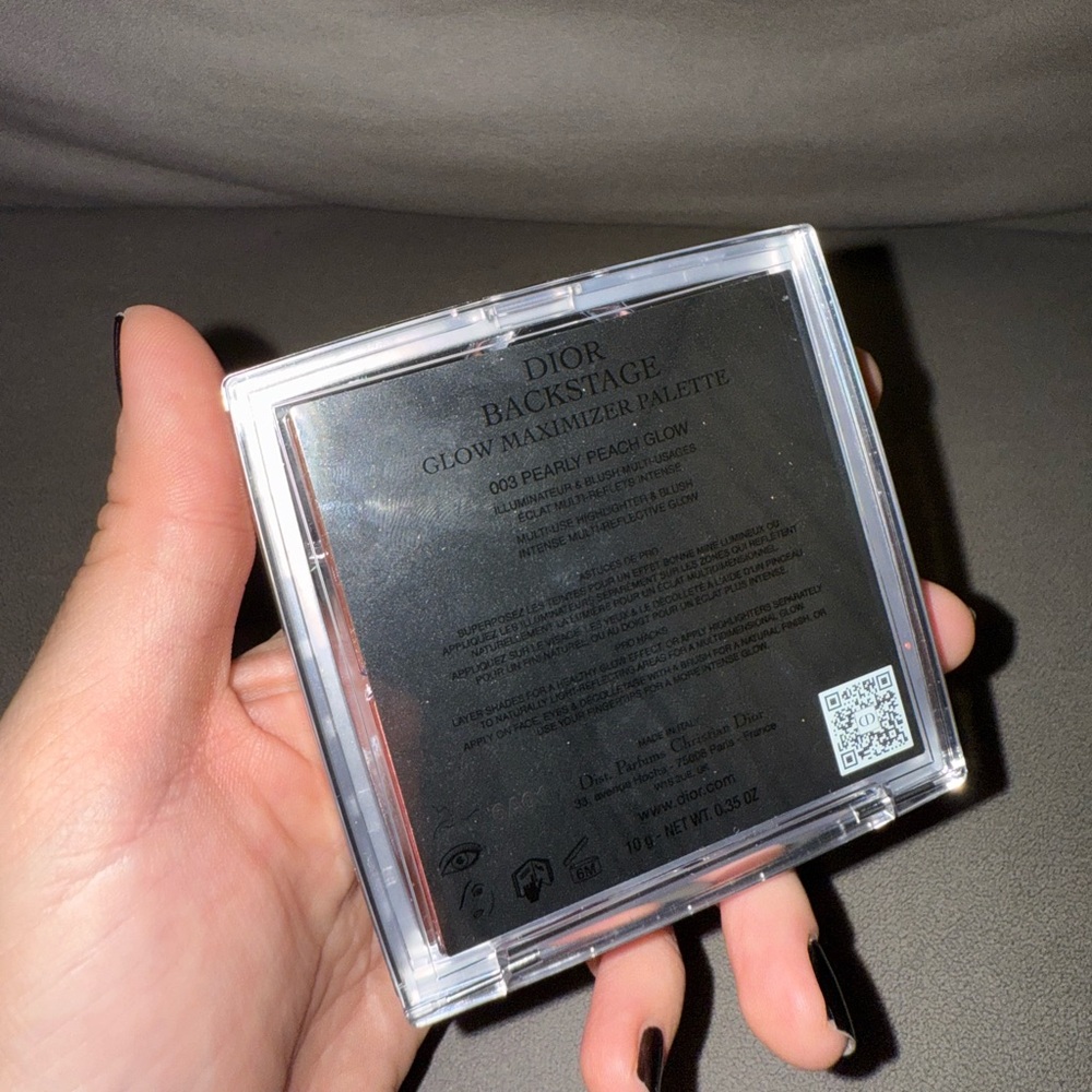 Dior Backstage Eyeshadow Glow Maximizer Palette 003 Pearly Peach Palette - Picture 3 of 4